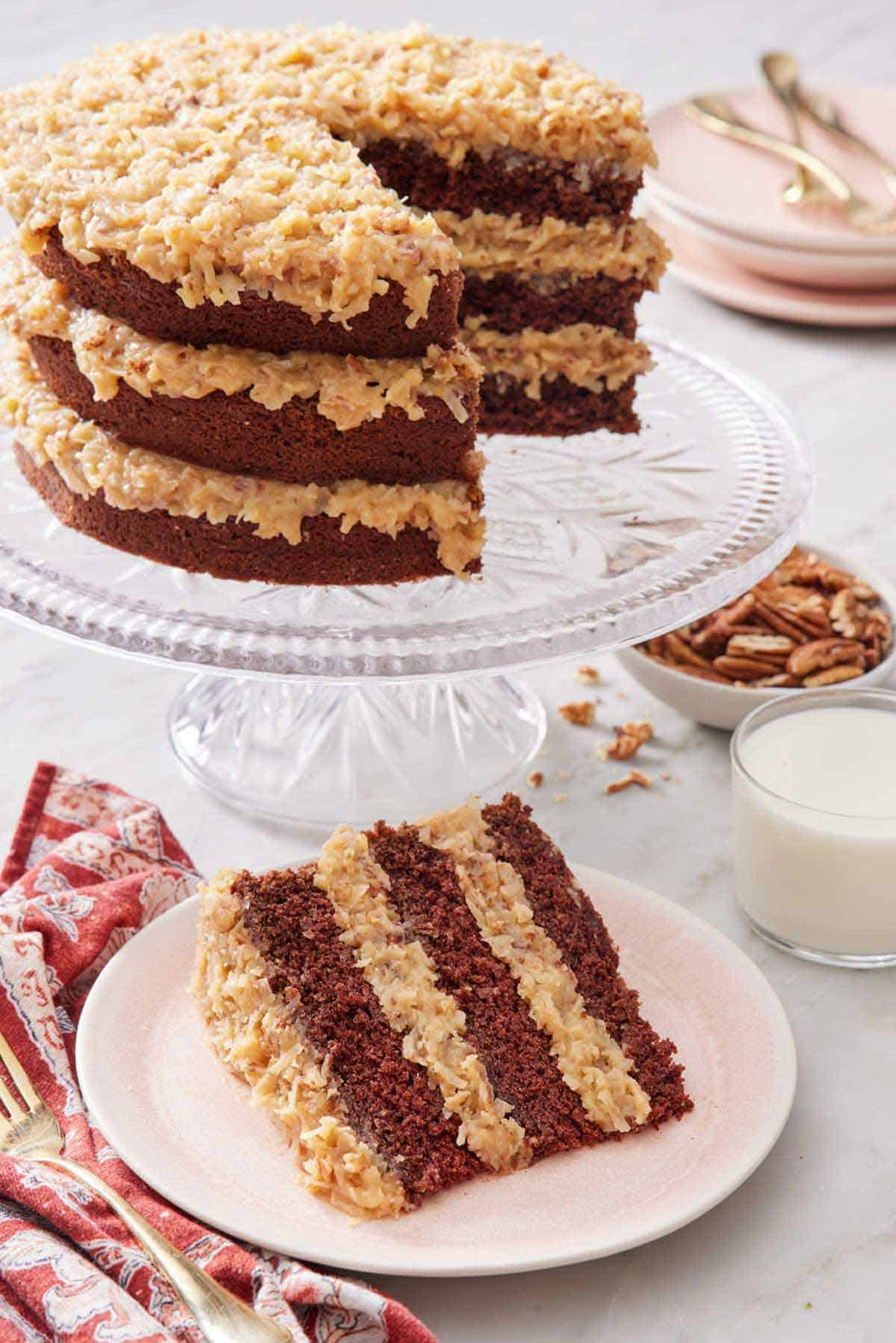 German Chocolate Cake - Humble Mornings Coffee Co.