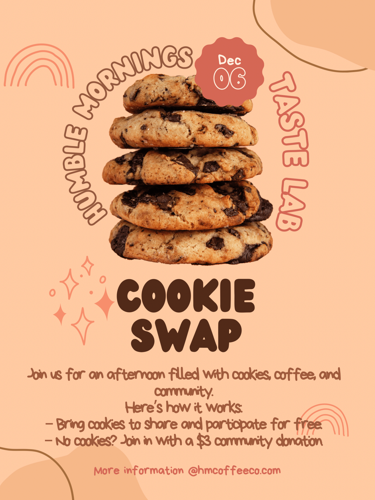 Humble Mornings x Taste Lab Cookie Swap December 6, 2025 - Humble Mornings Coffee Co.