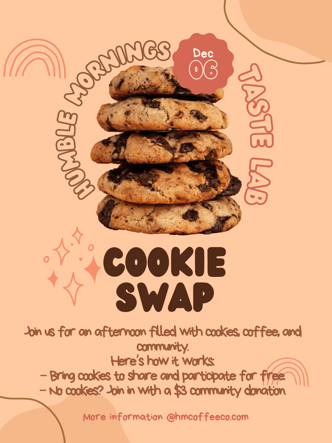 Humble Mornings x Taste Lab Cookie Swap December 6, 2025 - Humble Mornings Coffee Co.